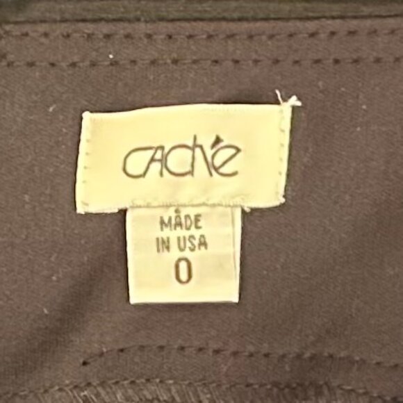 Cache Black Mermaid Gown Lace Back Formal Evening Prom Pageant Dress 0 - Picture 8 of 8